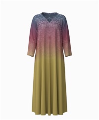 【予約受付中】mash mania　8分袖リバーシブルワンピース　シンフォニア【1月下旬より順次発送予定】(マスタード-F)