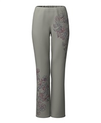 【予約受付中】mash mania　セミフレアーパンツ　ジョイフルライン【1月下旬より順次発送予定】(グレー-M)