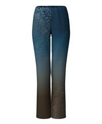 【予約受付中】mash mania　セミフレアーパンツ　シンフォニア【1月下旬より順次発送予定】(ブルー-M)