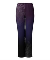 【予約受付中】mash mania　セミフレアーパンツ　シンフォニア【1月下旬より順次発送予定】(パープル-M)