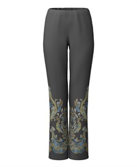 【予約受付中】mash mania　セミフレアーパンツ　リーガルフェザー【1月下旬より順次発送予定】(チャコール-M)