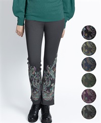 【予約受付中】mash mania　セミフレアーパンツ　リーガルフェザー【1月下旬より順次発送予定】