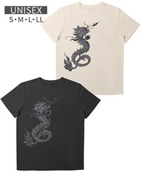 【予約受付中】THE MASH復刻柄　半袖Tシャツ（ユニセックス）ドラゴン【2月末より順次発送予定】