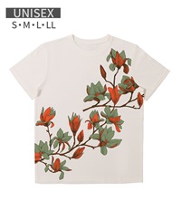 【予約受付中】THE MASH復刻柄　半袖Tシャツ（ユニセックス）モクレン【2月末より順次発送予定】