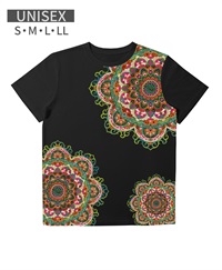 【予約受付中】THE MASH復刻柄　半袖Tシャツ（ユニセックス）ヤギマンダラ【2月末より順次発送予定】