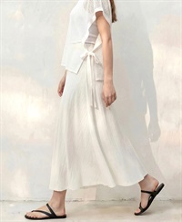 PRIMORDIAL　フレアスカート(ホワイト-F)