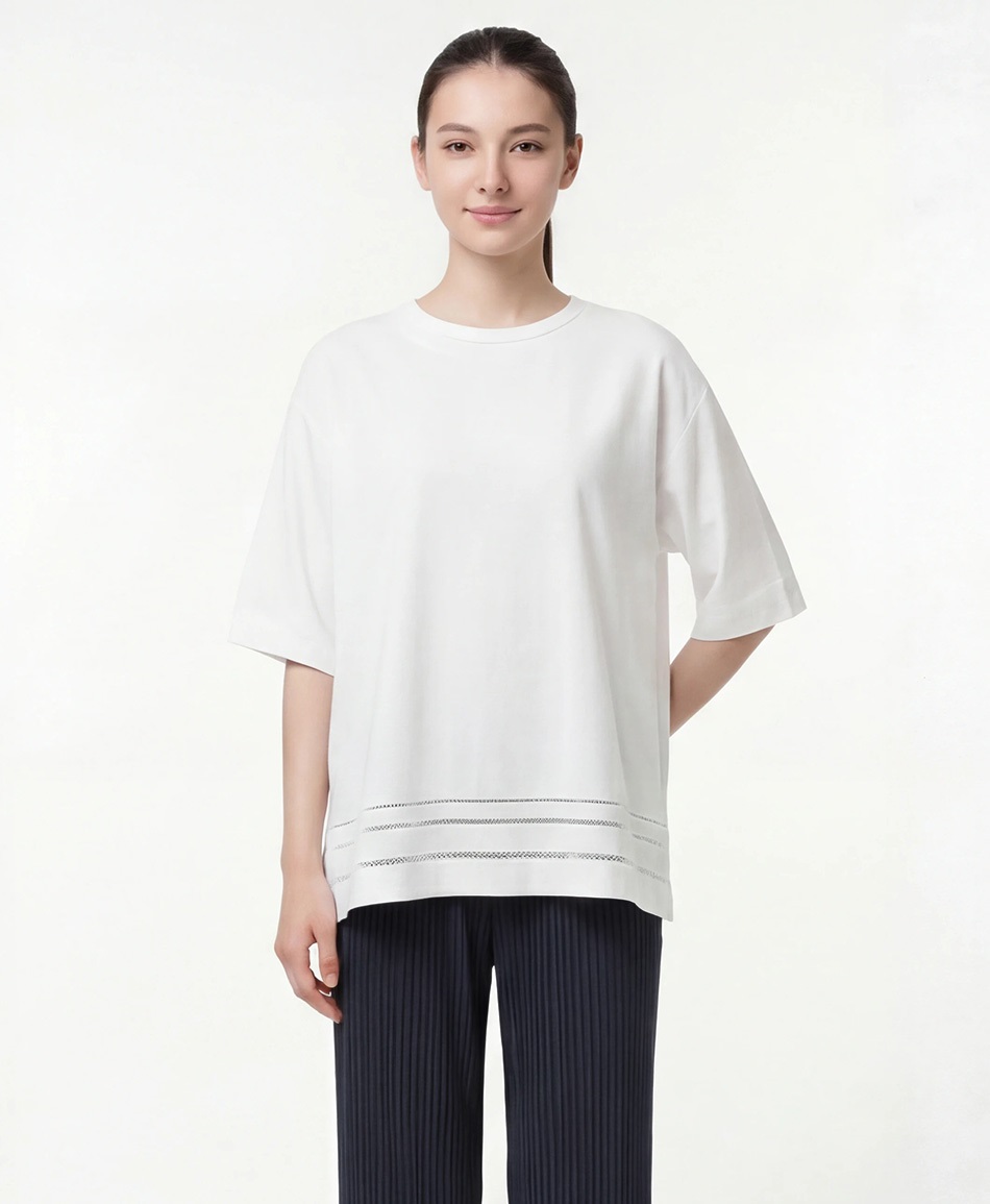 PRIMORDIAL　ドルマンオーバーサイズトップス(ホワイト-F)