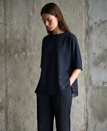 PRIMORDIAL　ドルマンオーバーサイズトップス(ネイビー-F)