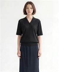 【4/30より順次発送予定】PRIMORDIAL　ポロシャツ(ブラック-M)