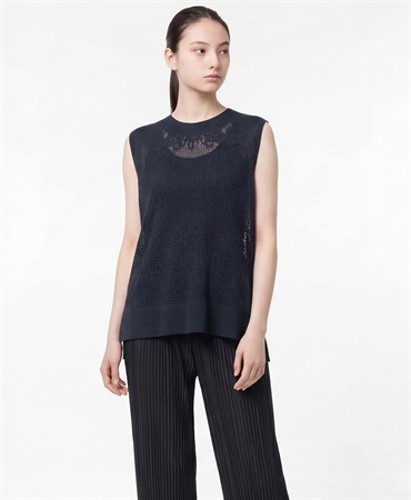 PRIMORDIAL　ノースリーブトップス(ネイビー-F)