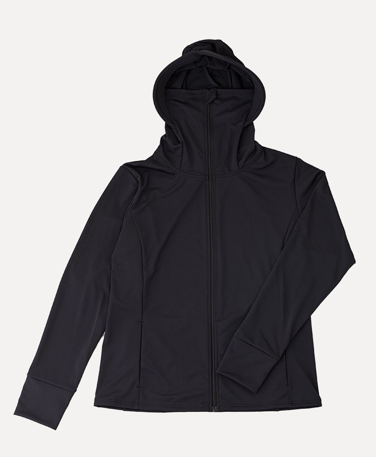 着るセラピスト　美肌パーカー(ブラック-M)