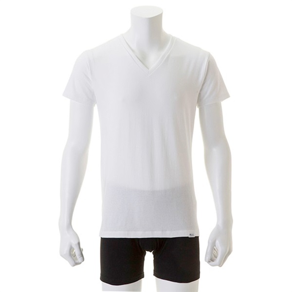 【新規様限定】消臭アンダーシャツ・Vネック(ホワイト-Ｓ)