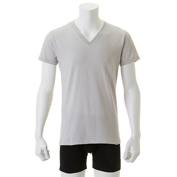 【新規様限定】消臭アンダーシャツ・Vネック(グレー-Ｓ)