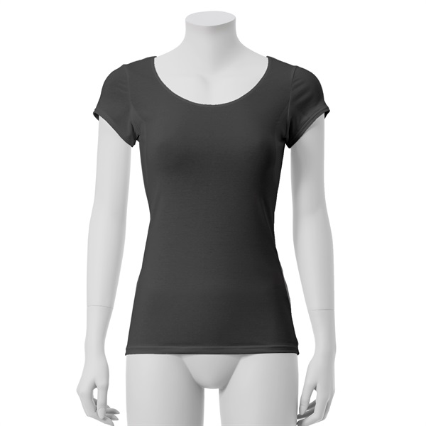 【新規様限定】消臭フレンチスリーブ［汗取りパッド付き］(ブラック-Ｓ)