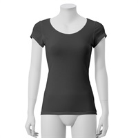 【新規様限定】消臭フレンチスリーブ［汗取りパッド付き］(ブラック-Ｓ)