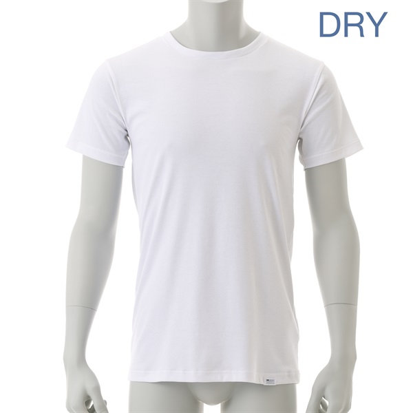 消臭アンダーシャツDRY・クルーネック(ホワイト-Ｍ)