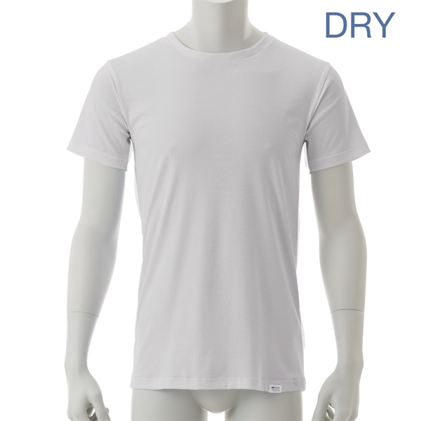 消臭アンダーシャツDRY・クルーネック(グレー-Ｍ)