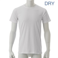 消臭アンダーシャツDRY・クルーネック(グレー-Ｍ)