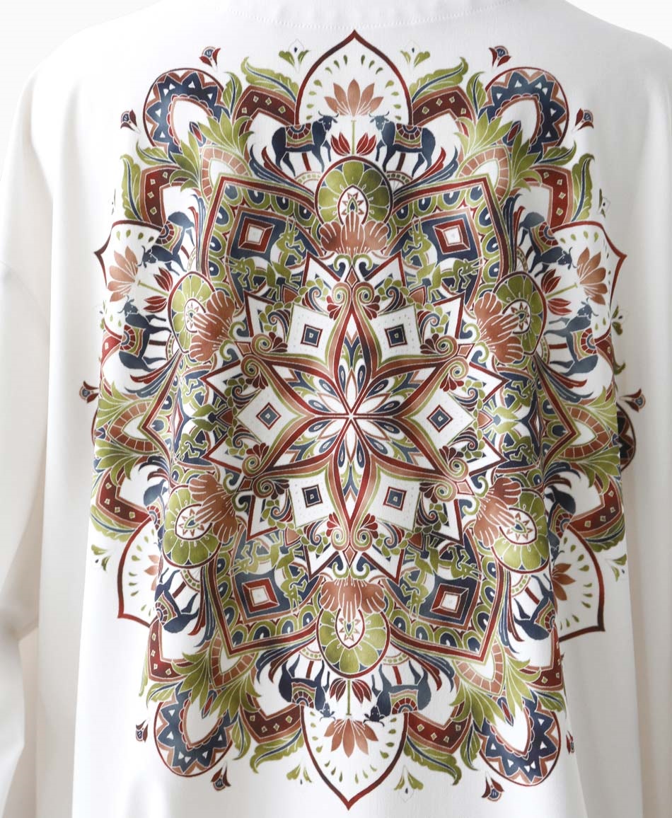 mash mania バックプリントZIPUPジャケット トロス