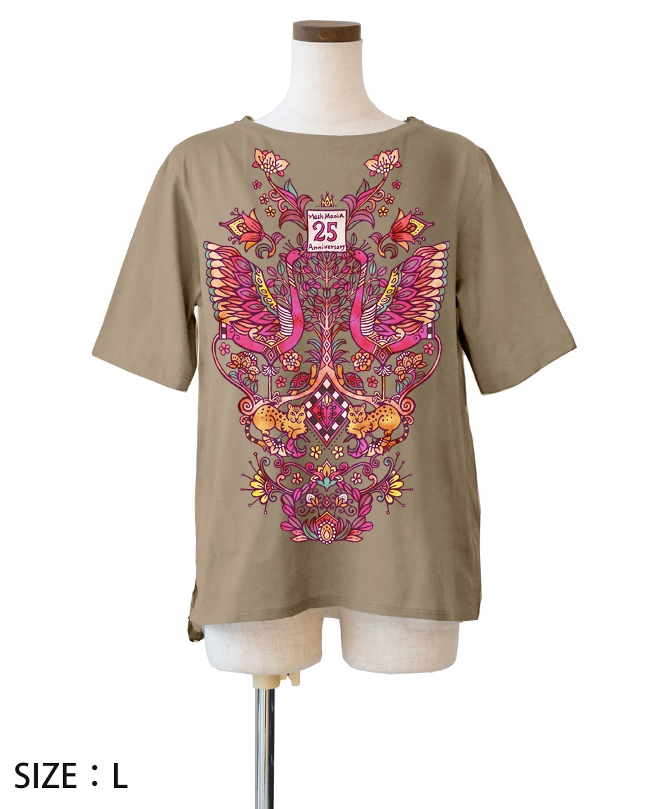 予約受付中】mash mania 25周年記念Tシャツ Celebration Animals