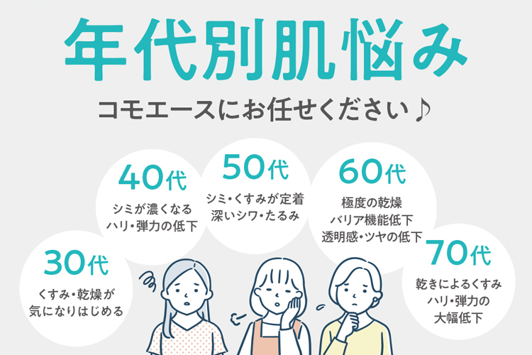 コモエース化粧品｜公式