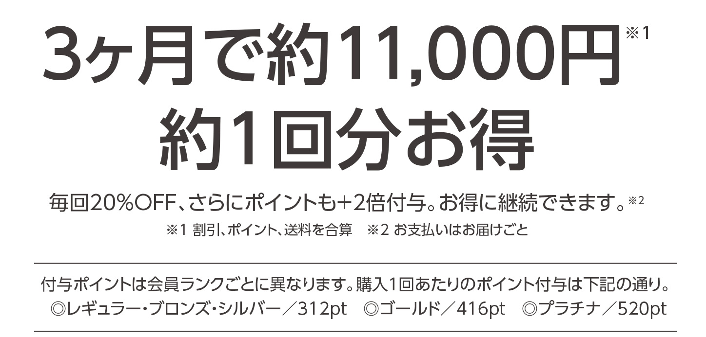 お得な定期便