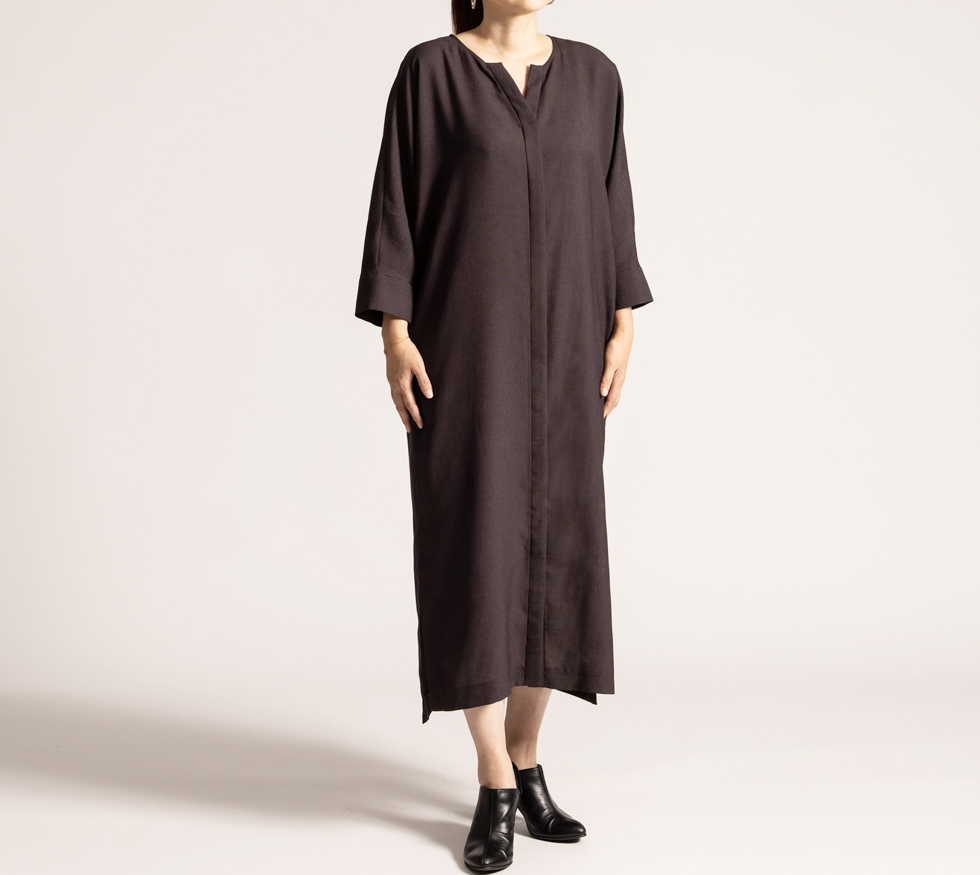 DOLAMAN SLEEVE SHIRTDRESS
