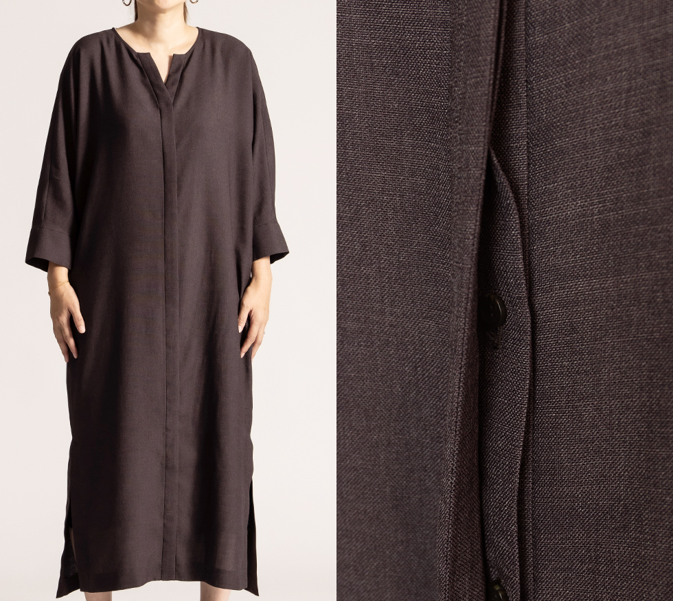 DOLAMAN SLEEVE SHIRTDRESS