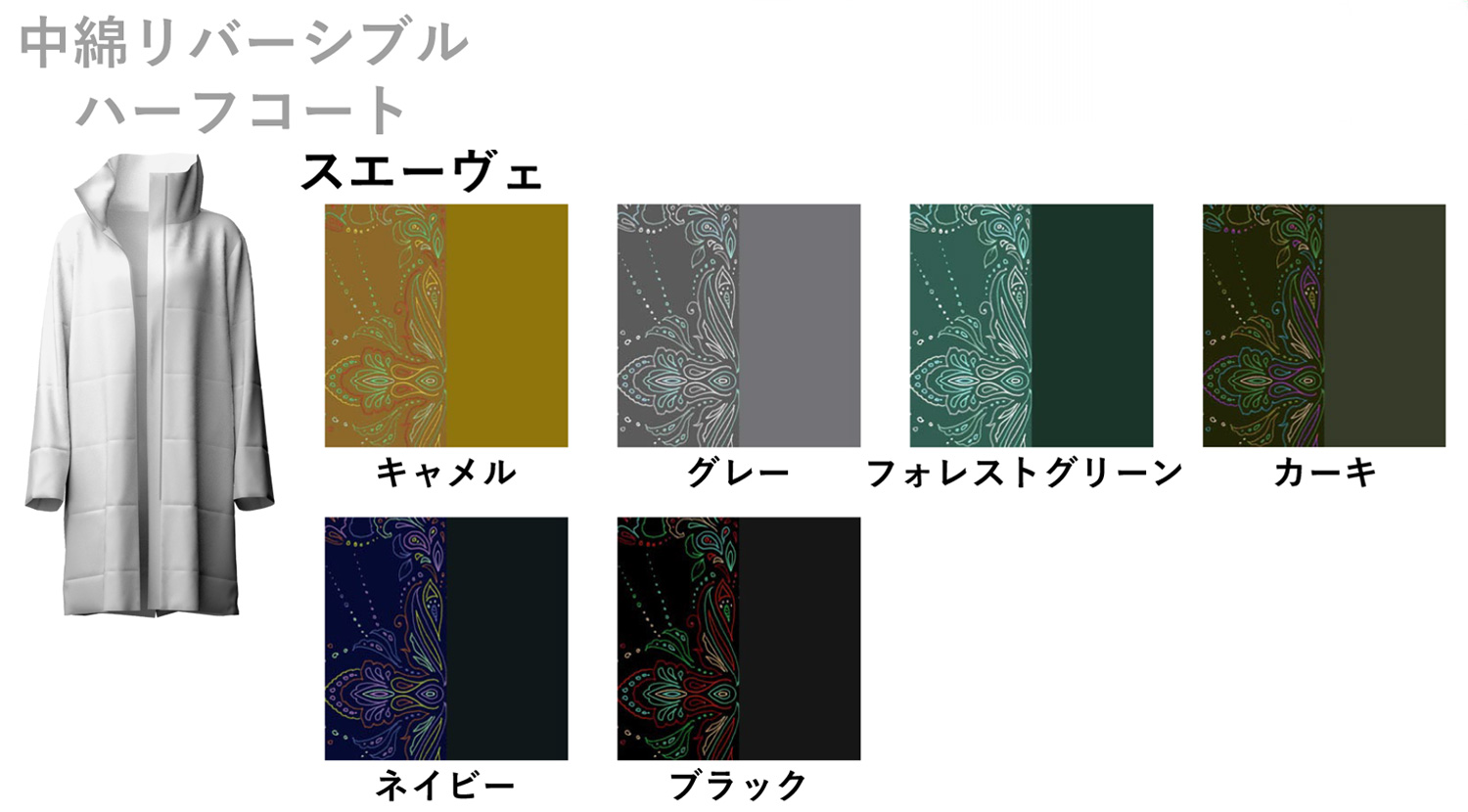 中綿ライトコート　スエーヴェ